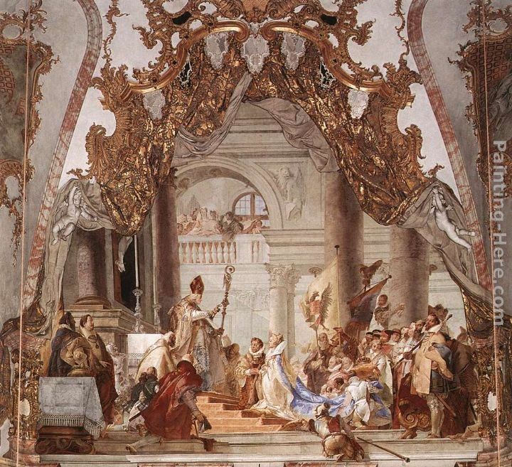 Giovanni Battista Tiepolo The Marriage of the Emperor Frederick Barbarossa to Beatrice of Burgundy